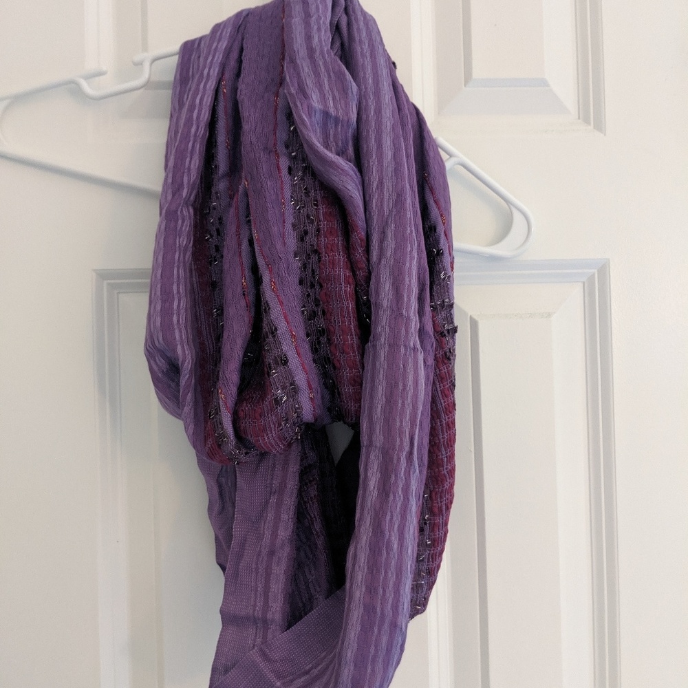 Purple Infinity Scarf 😍